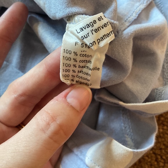 Blue Lacoste Tank Top with Polka Dots - Picture 8 of 8